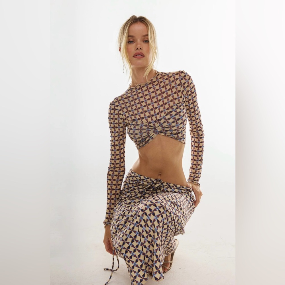 RESA Ziggy Skirt in Brooklyn & Shelby Top in Brooklyn